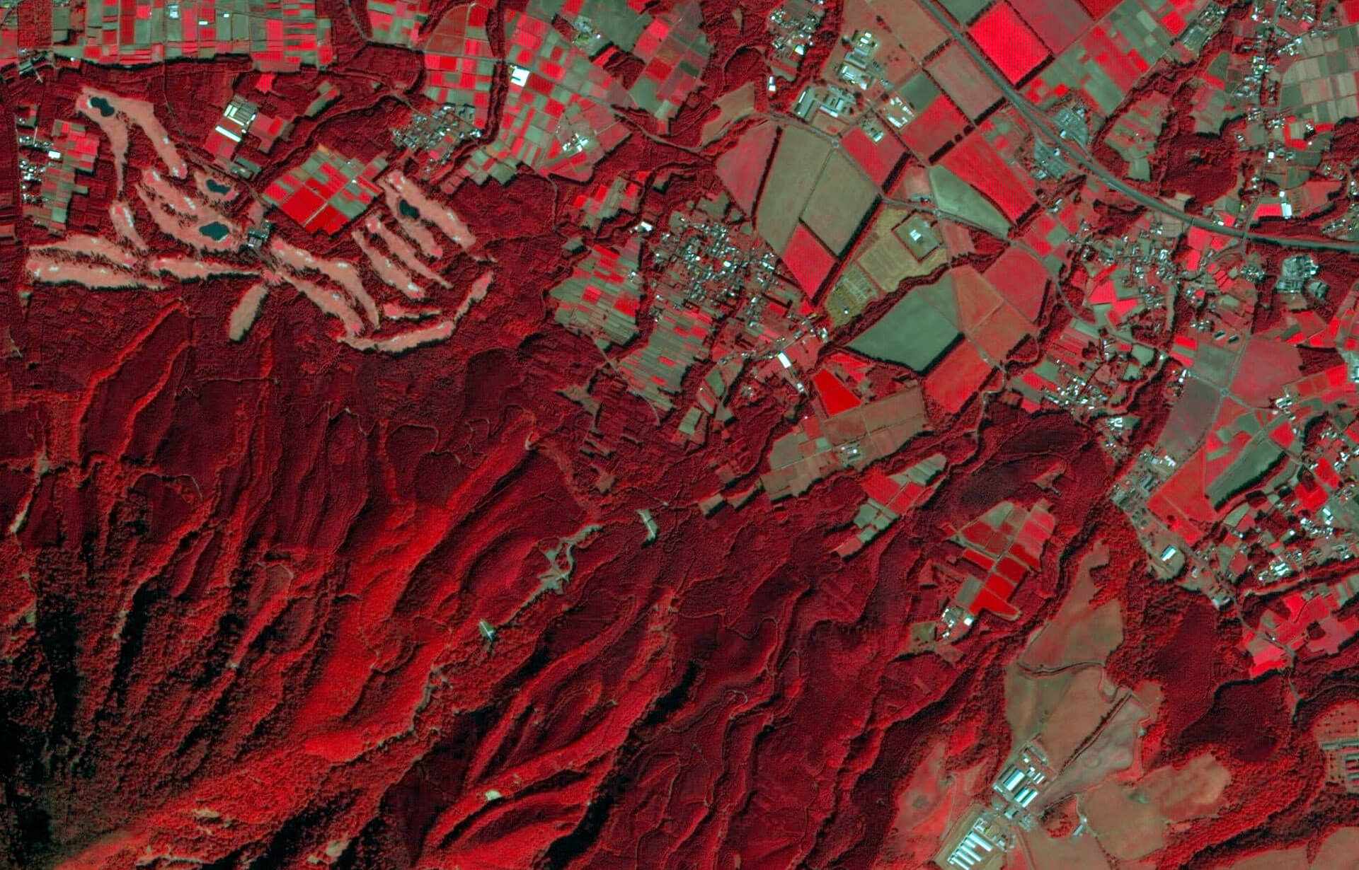 Optical satellite imagery – ALOS AVNIR2