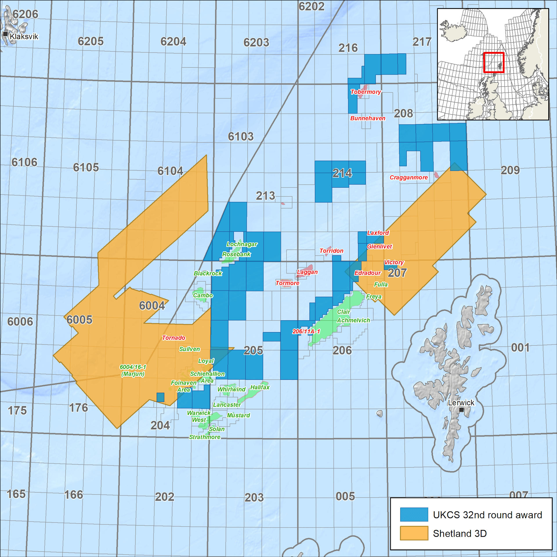 Multi-client seismic surveys – West of Shetland