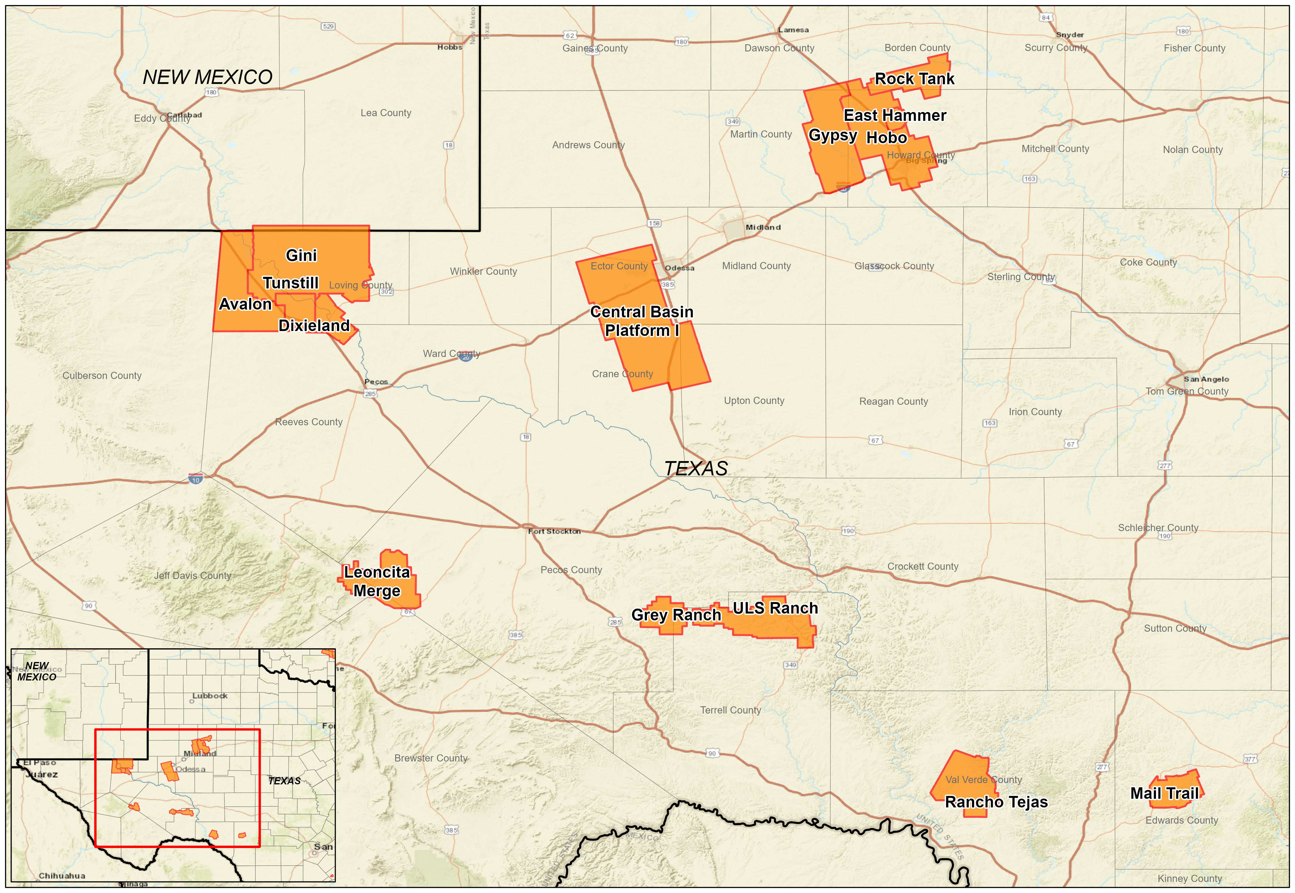 Multi-client seismic data West Texas