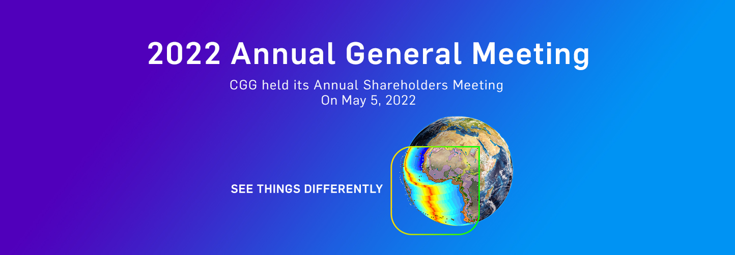 2022 CGG Annual General Meeting Replay Banner English