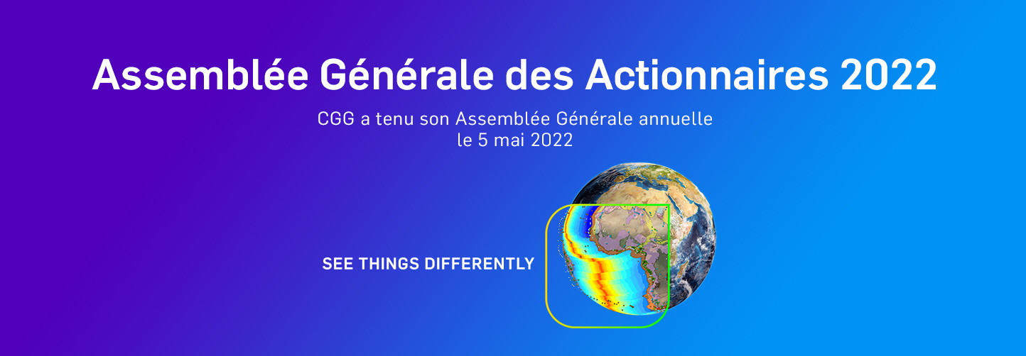 2022 CGG Annual General Meeting Replay Banner French